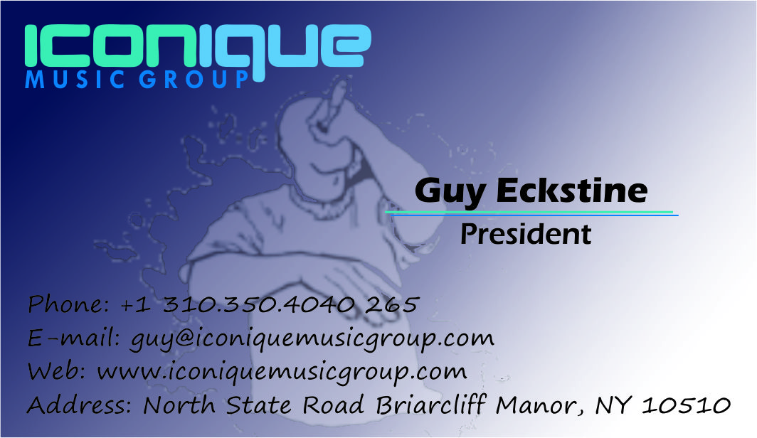Business Card Design by cora for Iconique Music Group | Design #2902086