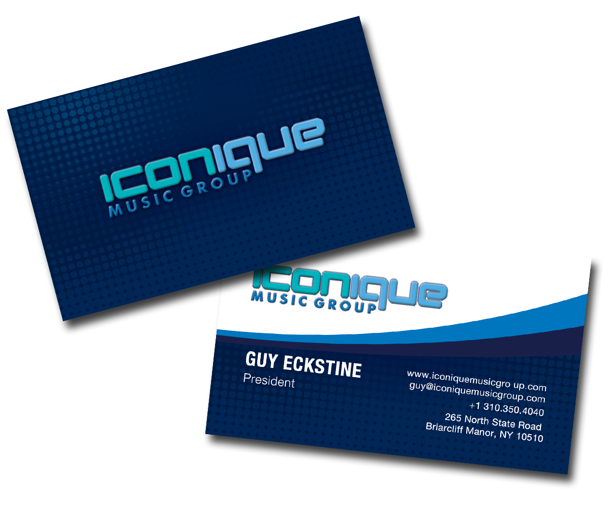 Business Card Design by VividDesignr for Iconique Music Group | Design #2916779