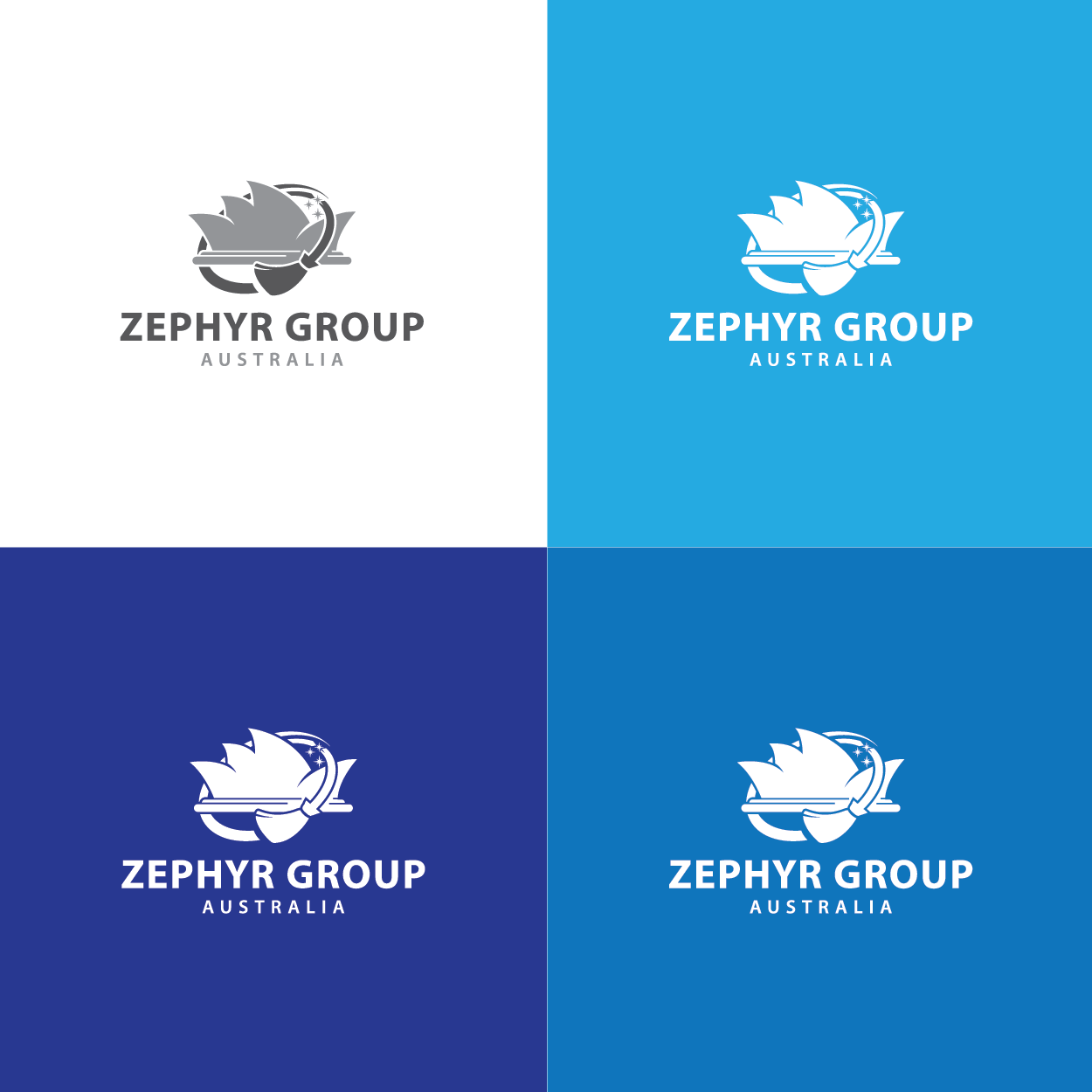 Logo-Design von Markelof für Zephyr Group Australia | Design #19680088