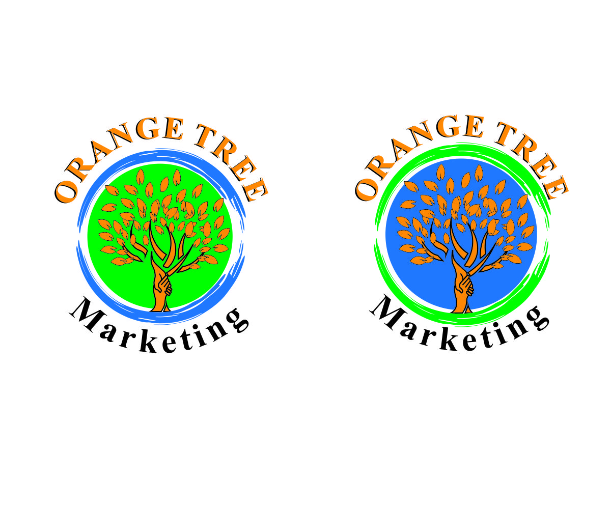 Logo Design by Positive Frame works for Orange Tree Marketing | Design #19716773