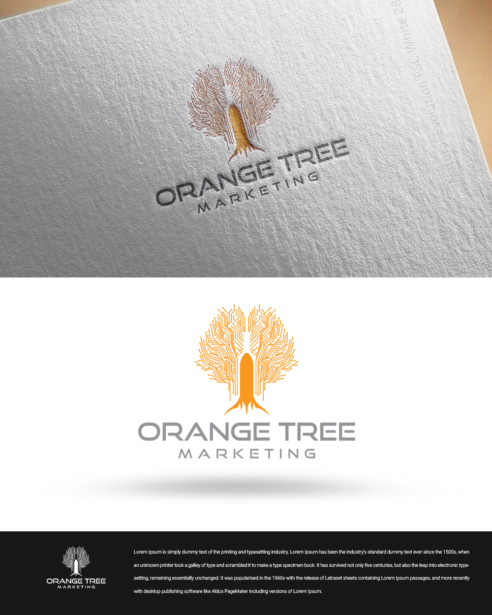 Logo Design by zingodesigns258 for Orange Tree Marketing | Design #19718258
