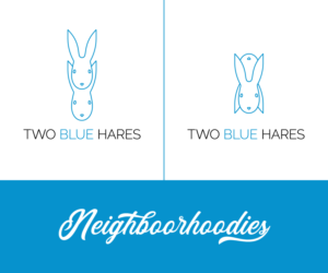 Two Blue Hares  | Logo Design by ACK Design