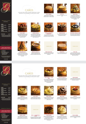 Celebration Cake brochure for boutique cake store | Design de Flyer par MIND