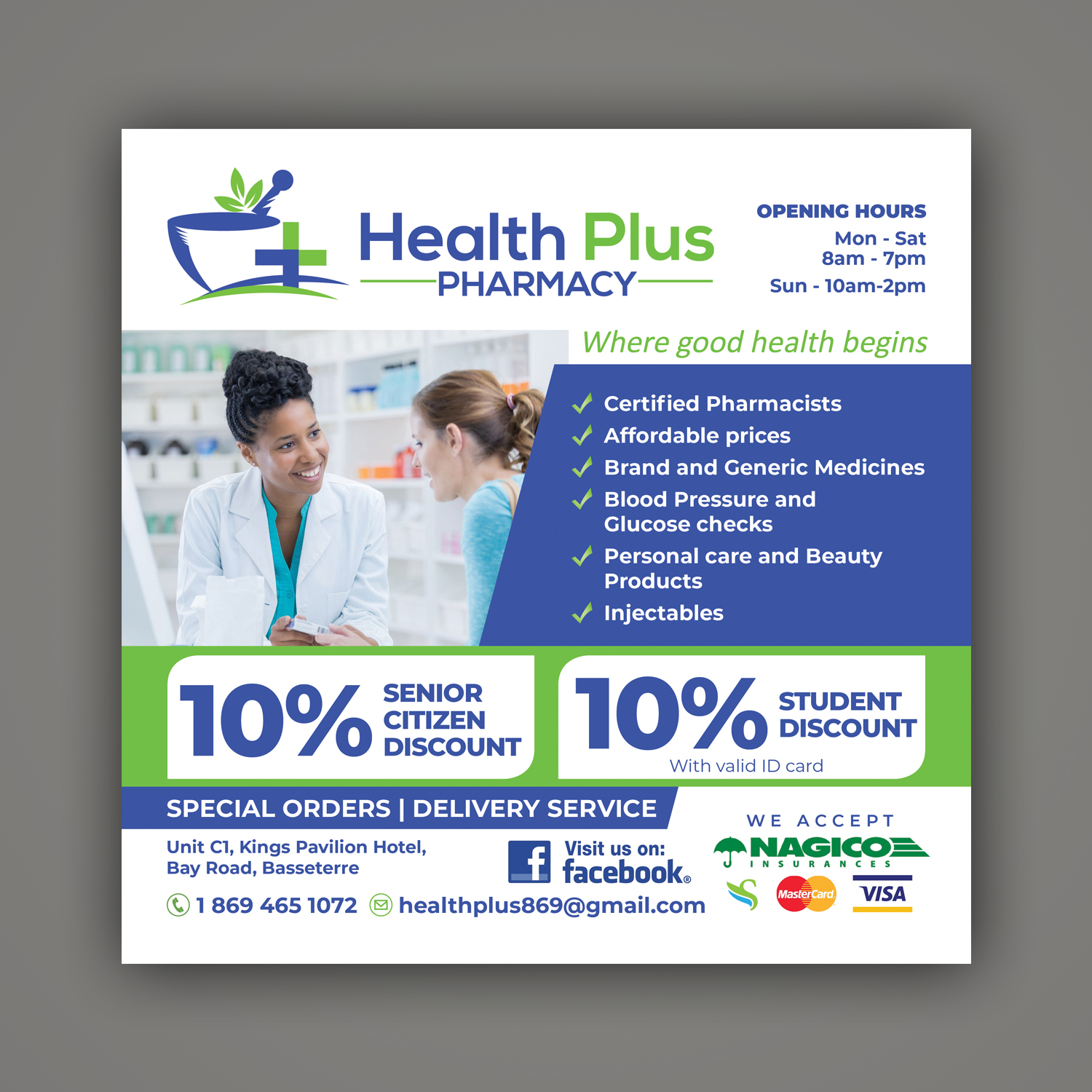 Flyer Design by Mariyam Khan for PrimeHealth Medical | Design #19752162