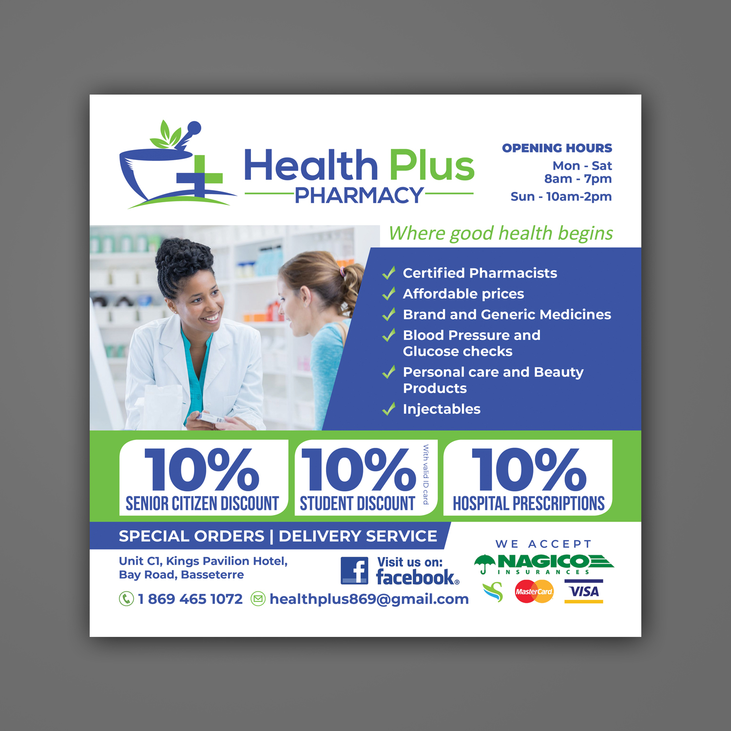 Flyer Design by Mariyam Khan for PrimeHealth Medical | Design #19874951