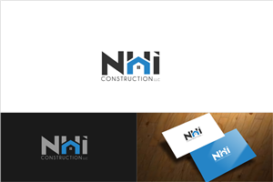 Logo Design by squarepixel for  NHI Construction LLC  | Design: #2911734
