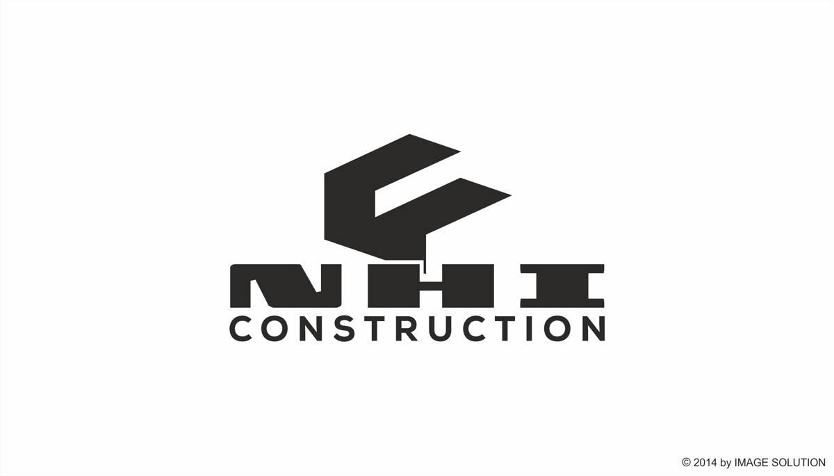 Logo Design by IMAGE SOLUTION for  NHI Construction LLC  | Design #2904687