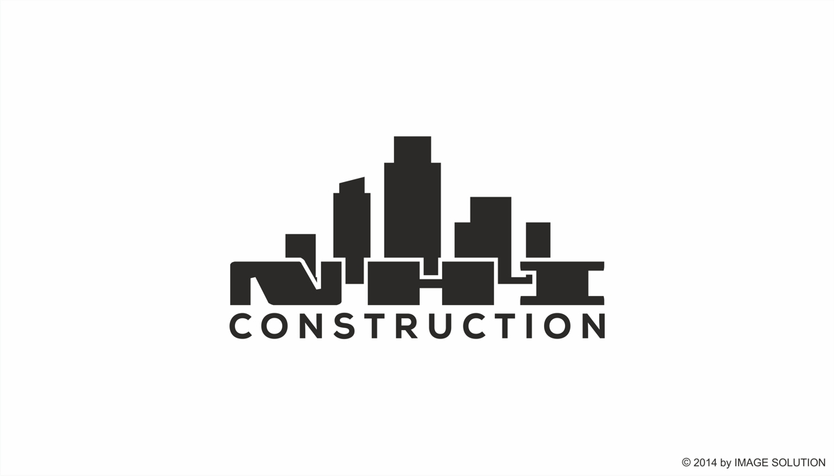 Logo Design by IMAGE SOLUTION for  NHI Construction LLC  | Design #2904688