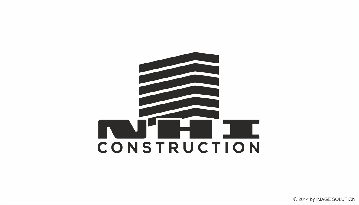 Logo Design by IMAGE SOLUTION for  NHI Construction LLC  | Design #2904690