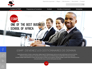 Business school needs a web design | Diseño Web por Madhu Bhadra