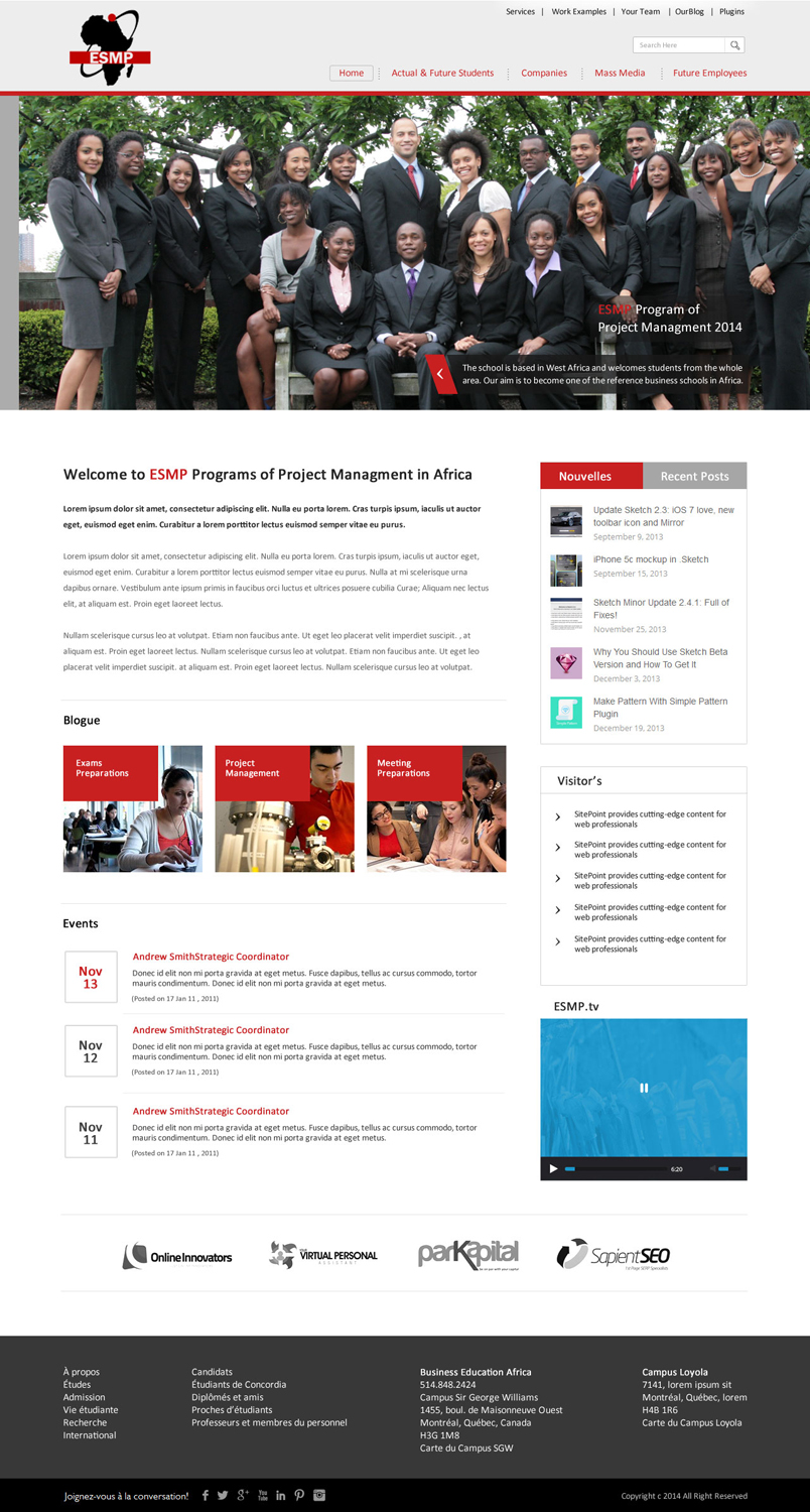 Web Design par OM pour ce projet | Design #2920549