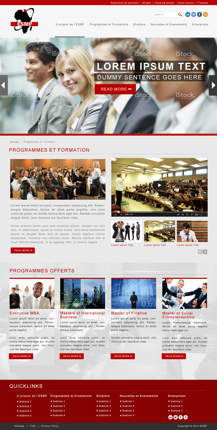 Web Design by JM for this project | Design #2911452
