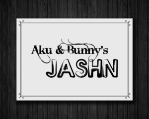 Aku & Bunny's JASHN | Schilder-Design von ecorokerz