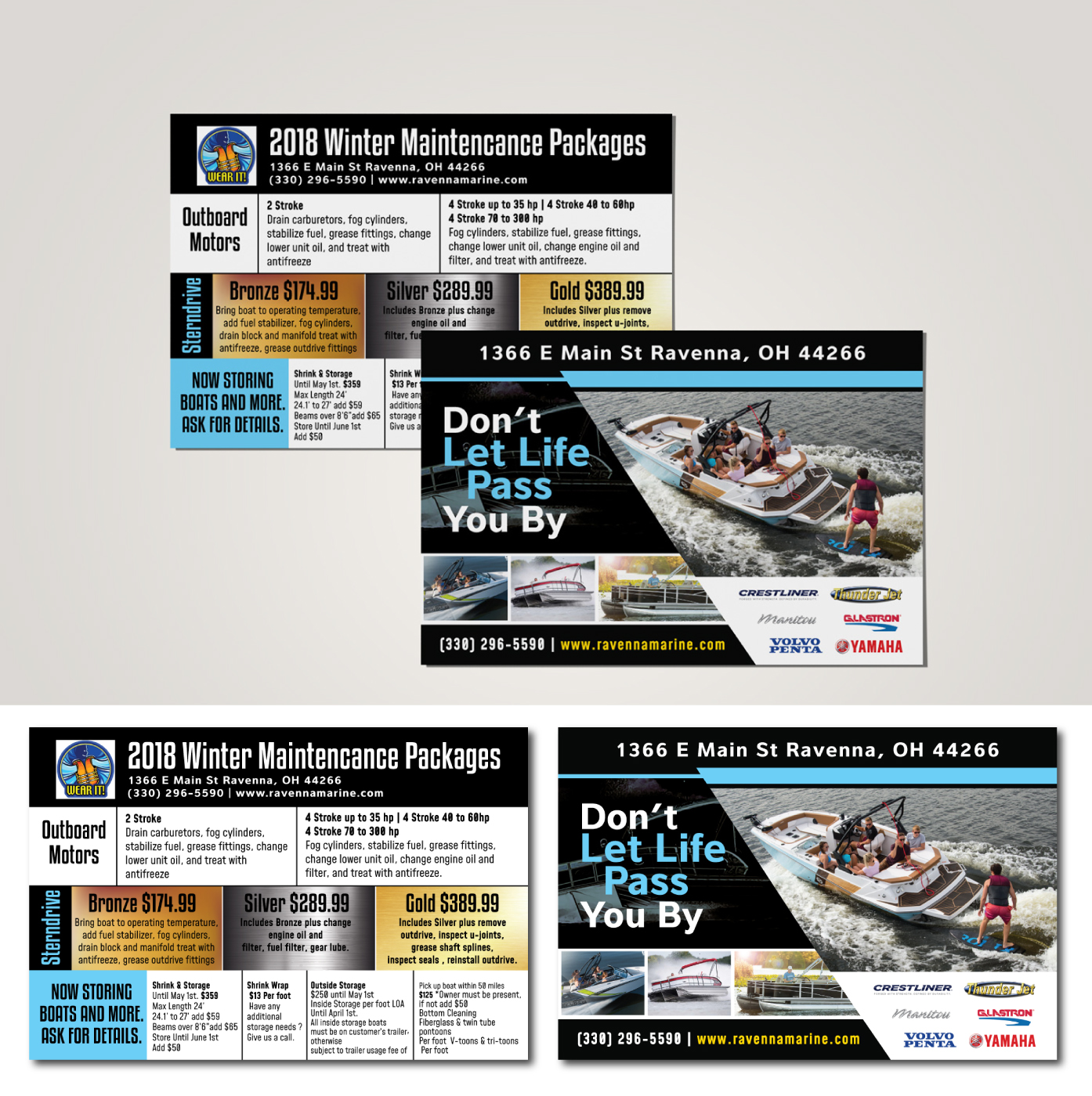 Postcard Design by Impressive Solutions for Ravenna Marine | Design #19695235