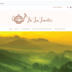 The Tea Traveller | Logo Design by ackocar