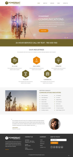 Web Design by pb for this project | Design: #19765552