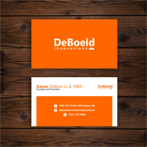 Business Card Design by Hasyim As'ari for DeBoeld Innovations | Design: #19697446