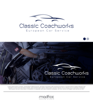 Classic Coachworks - European Car Service | Logo Design by WILD FOX Desing Studio
