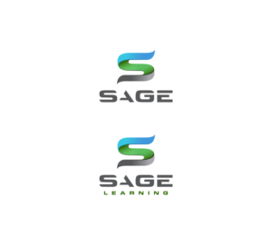 One version with ‘Sage’, and one with ‘Sage Learning’ to compare | Logo Design by Mario