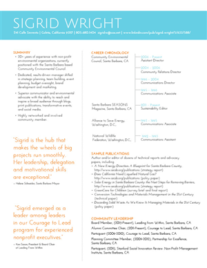 Design de CV par KT