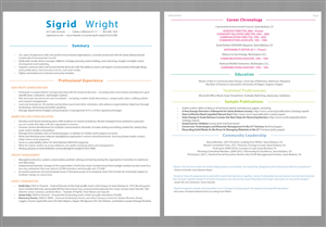 Resume Design by Anna  for this project | Design: #2922337