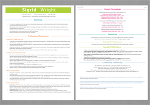 Resume Design by Anna  for this project | Design: #2922359