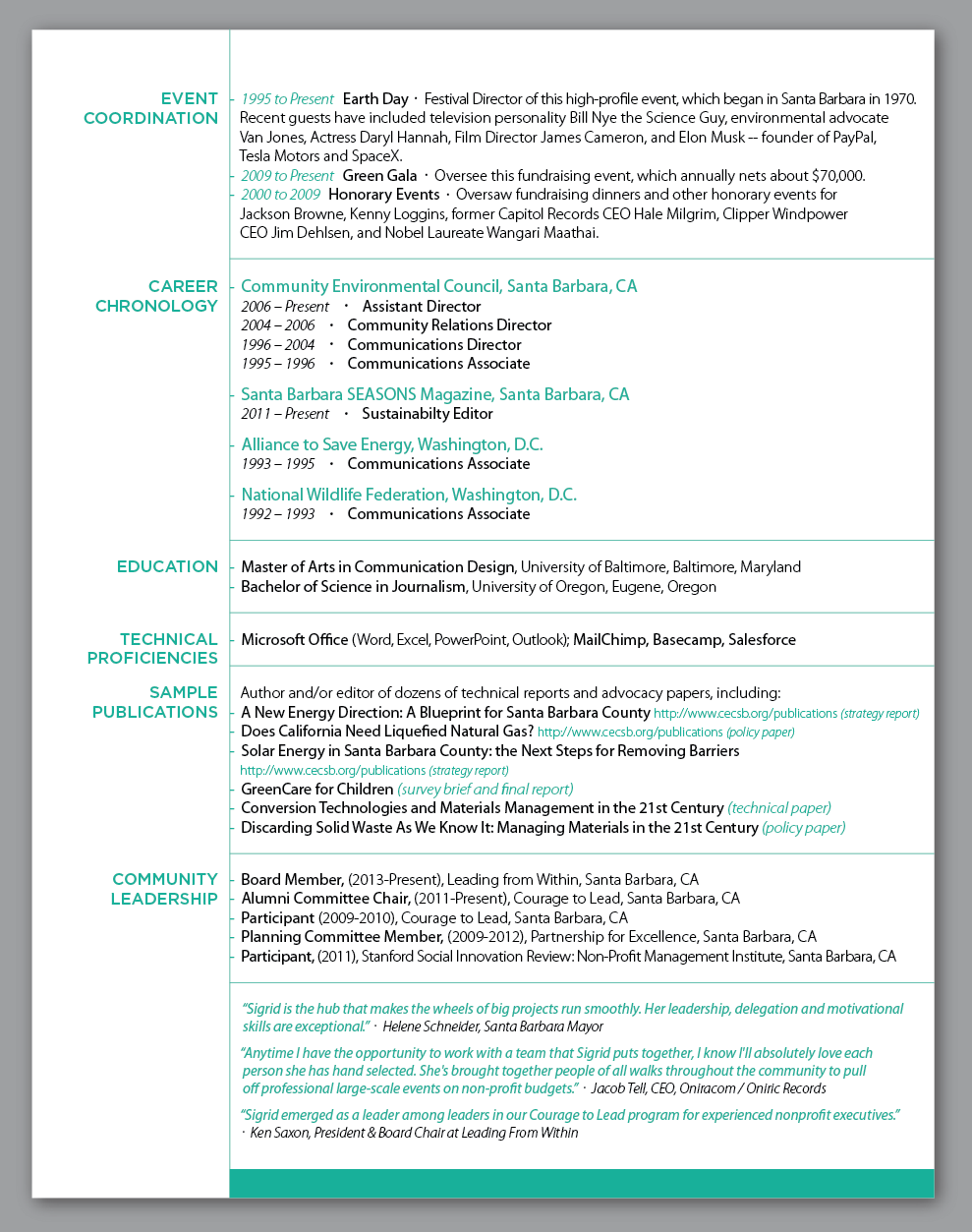 Design de CV par Djica pour ce projet | Design #2929154