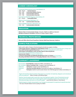 Resume Design by Djica for this project | Design: #2929163