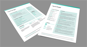 Resume Design by oddlaw