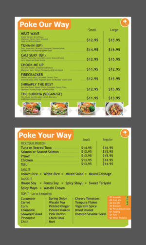 Menu Design by saro3005