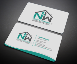 NW Home Exteriors Door Hanger design, Postcard and presentation folders Design | Diseño de Flyer por Designers Hub