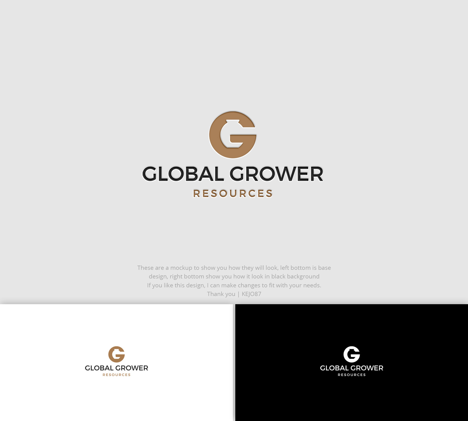 Logo Design by Kejo87 for Global Grower Resources  | Design #19699422