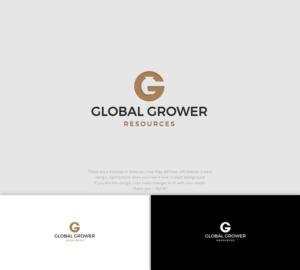 Logo Design by Kejo87 for Global Grower Resources  | Design: #19699422