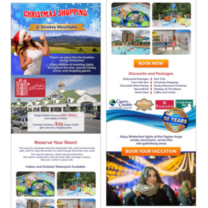 E-Mail Marketing-Design von Krishna für Smoky Mountain Resorts | Design: #19724084