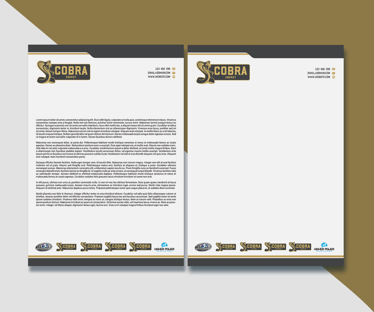 Letterhead Design by JK18 for this project | Design #19701183