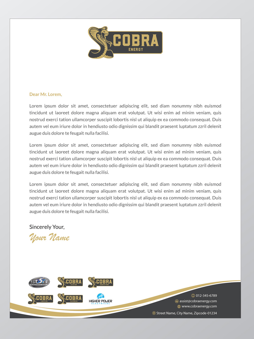 Briefkopf-Design von Infinitive Technology für dieses Projekt | Design #19702975