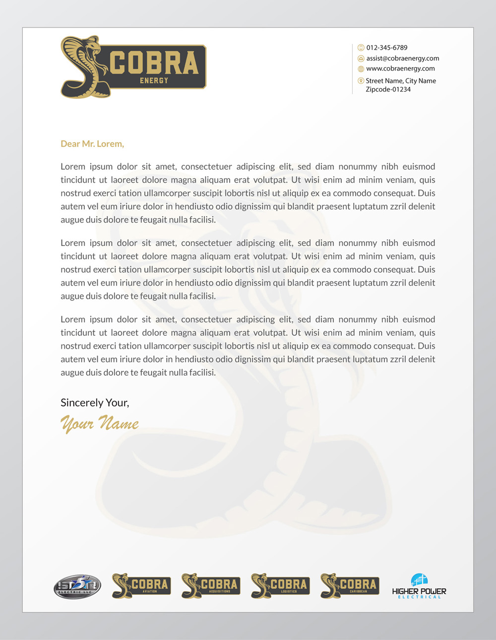 Briefkopf-Design von Infinitive Technology für dieses Projekt | Design #19702977