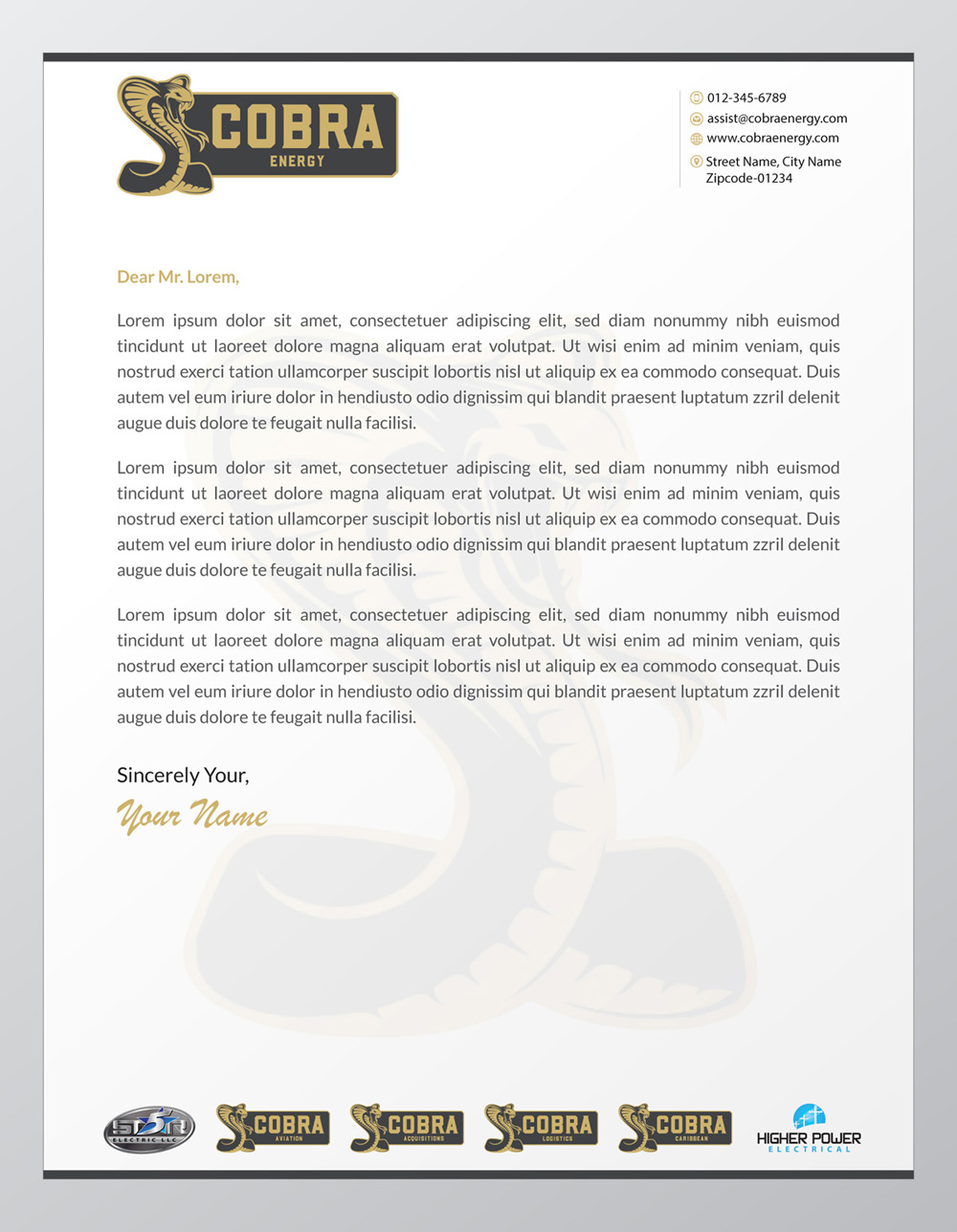 Briefkopf-Design von Infinitive Technology für dieses Projekt | Design #19702980