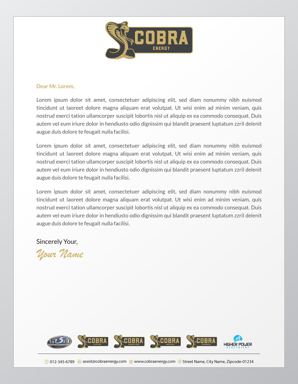 Briefkopf-Design von Infinitive Technology für dieses Projekt | Design #19702981