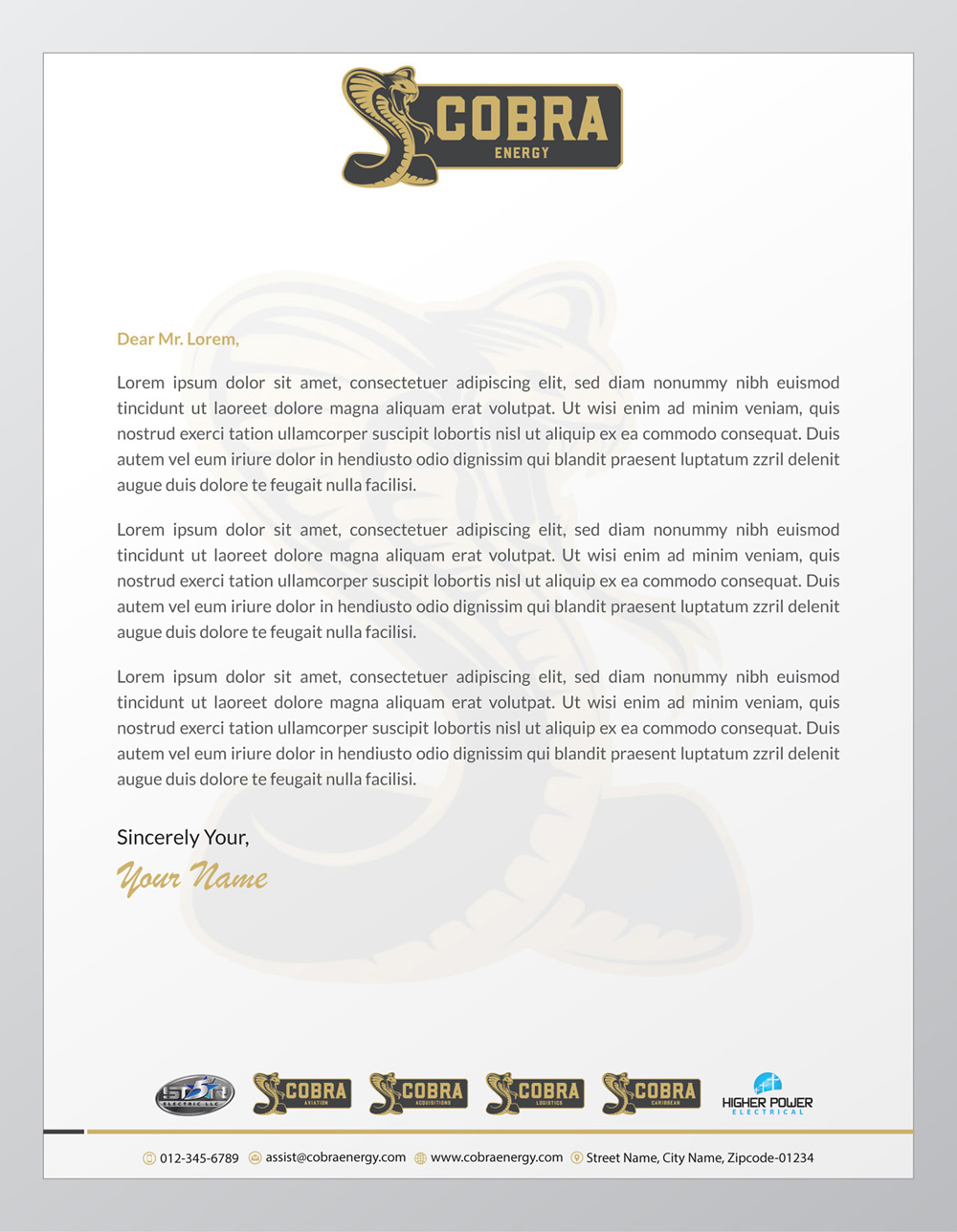 Briefkopf-Design von Infinitive Technology für dieses Projekt | Design #19702983