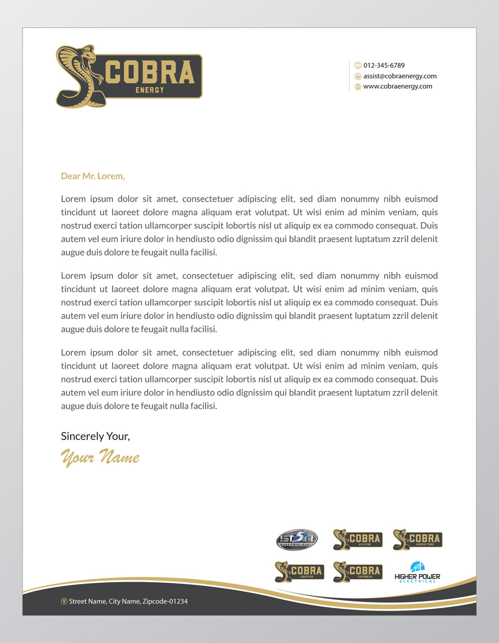 Briefkopf-Design von Infinitive Technology für dieses Projekt | Design #19702984