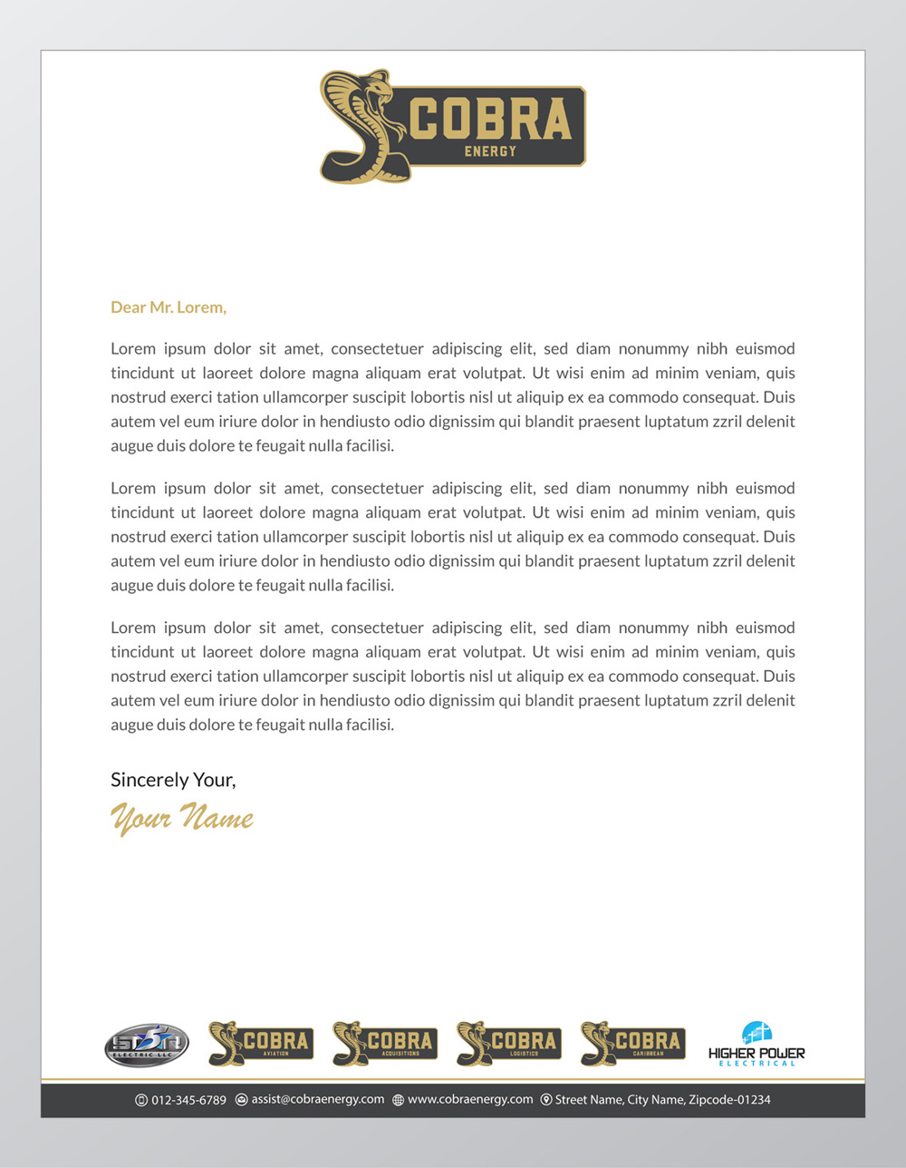 Briefkopf-Design von Infinitive Technology für dieses Projekt | Design #19702989