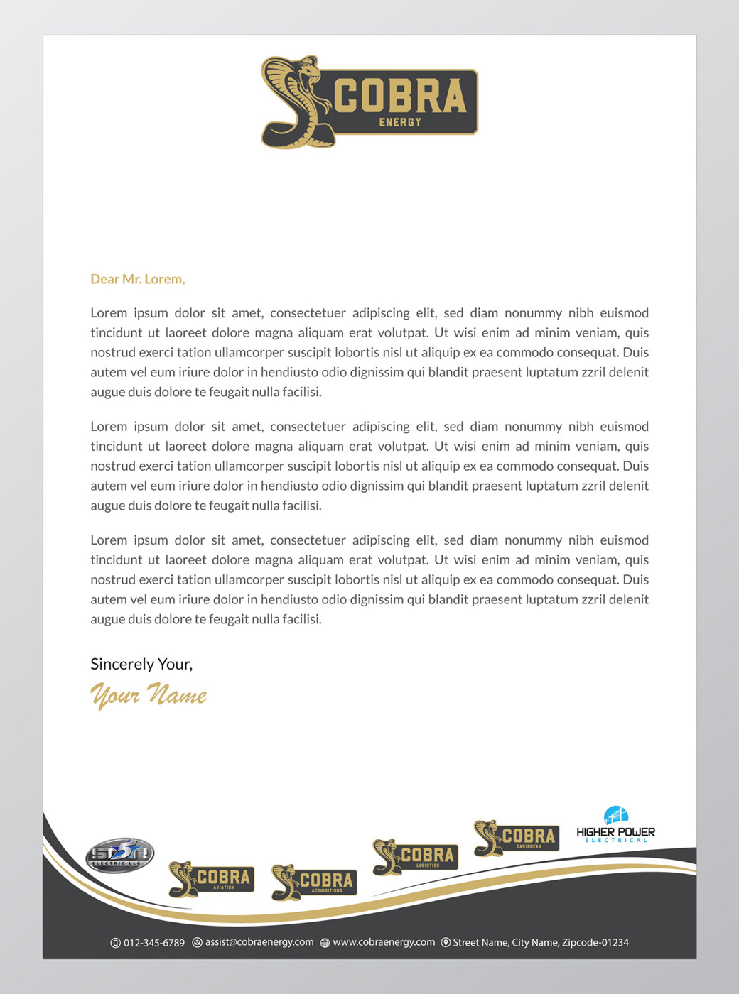 Letterhead Design by Infinitive Technology for this project | Design #19703006