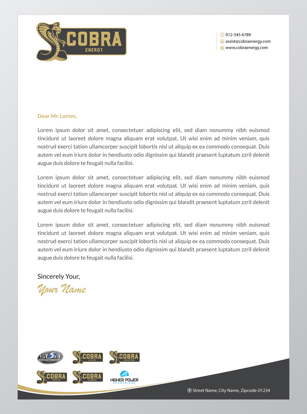 Letterhead Design by Infinitive Technology for this project | Design #19703007