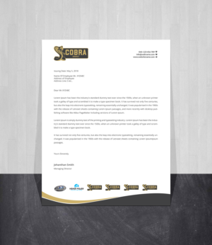 Letterhead Design by Creations Box 2015 for this project | Design: #19706050