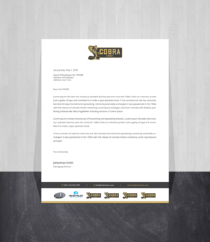 Letterhead Design by Creations Box 2015 for this project | Design: #19706052