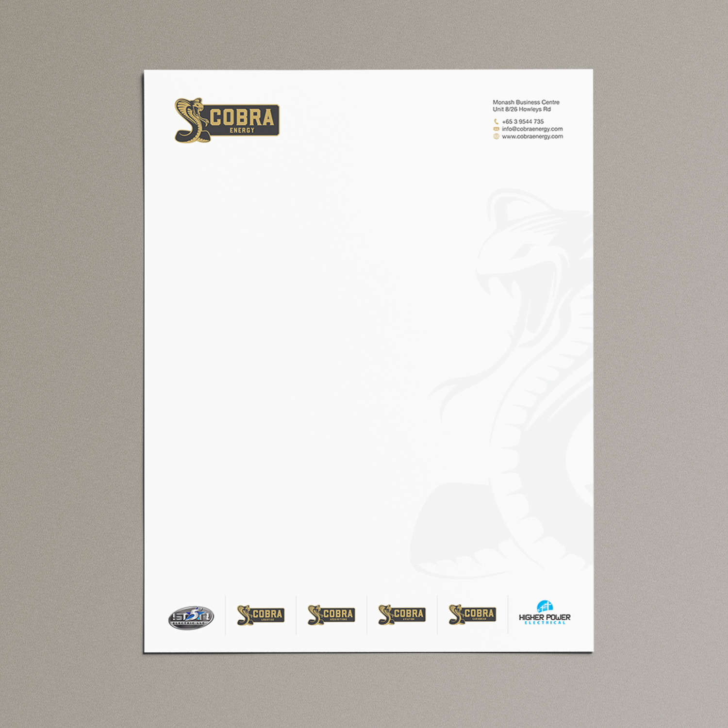 Letterhead Design by logodentity for this project | Design #19700421