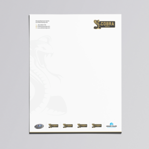 Cobra Energy Letter Head- with all subsidiaries  | Briefkopf-Design von logodentity