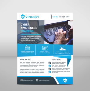 IT Security Advertisement - Brochure | Grafik-Design von Ena