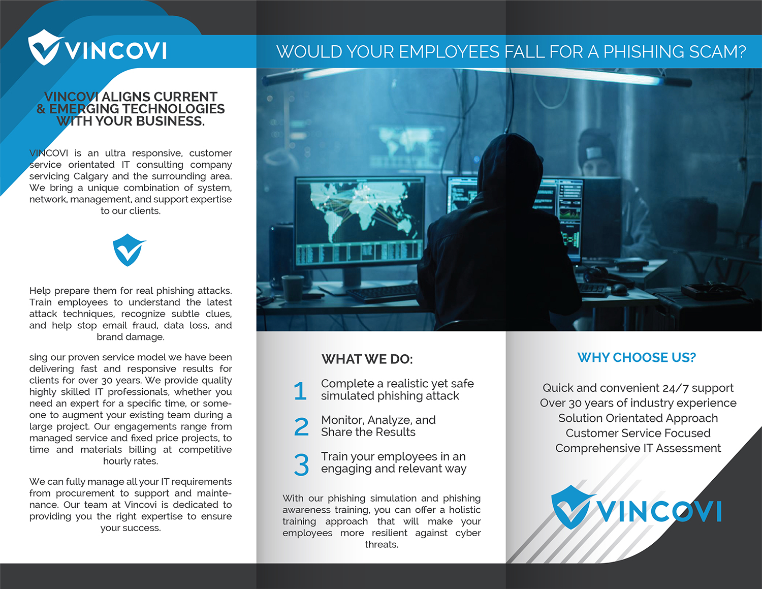 Design Graphique par Martin Alonso pour VINCOVI Technology Solutions Inc | Design #19712289